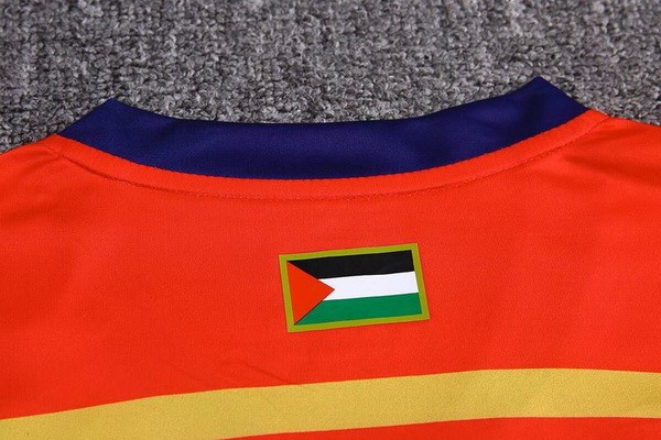 Maillot Rugby  Palestine Exterieur 2017 2018 Bleu